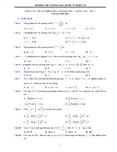 de-cuong-on-tap-kiem-tra-cuoi-hoc-ky-2-mon-toan-lop-12-nam-hoc-2022-2023-truong-thpt-luong-ngoc-quyen - Trang 1