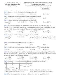 de-cuong-on-tap-hoc-ky-1-toan-12-nam-2019-2020-truong-thpt-kim-lien - Trang 1