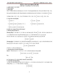 de-cuong-on-tap-hoc-ky-2-toan-12-nam-hoc-2020-2021-truong-thpt-chuyen-le-quy-don-khanh-hoa - Trang 1