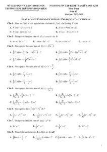 de-cuong-on-tap-giua-hoc-ky-2-mon-toan-lop-12-truong-thpt-tran-phu-nam-hoc-2022-2023 - Trang 1