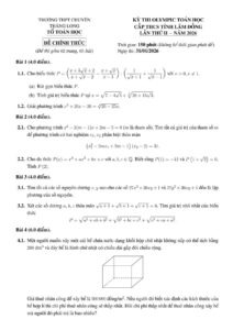 de-thi-olympic-toan-lop-9-cap-thcs-tinh-lam-dong-nam-2026 - Trang 1