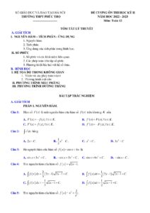 de-cuong-on-thi-hoc-ky-2-toan-12-nam-hoc-2022-2023-truong-thpt-phuc-tho-ha-noi - Trang 1