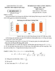 de-khao-sat-chat-luong-thang-1-mon-toan-lop-9-nam-hoc-2025-2026-truong-thcs-dich-vong-hau - Trang 1