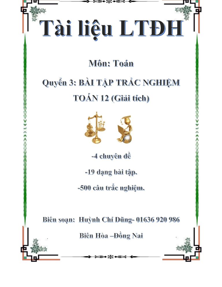 bai-tap-trac-nghiem-toan-12-theo-chuyen-de-khao-sat-ham-so-va-cac-bai-toan-lien-quan - Trang 1
