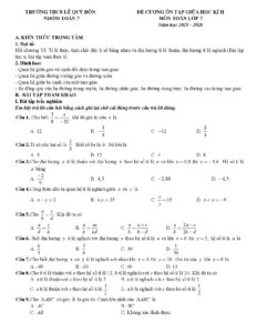 de-cuong-on-tap-giua-hoc-ky-ii-mon-toan-lop-7-nam-hoc-2025-2026 - Trang 1