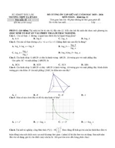 de-cuong-on-tap-giua-hoc-ki-2-mon-toan-lop-11-truong-thpt-ea-hleo-nam-hoc-2025-2026 - Trang 1