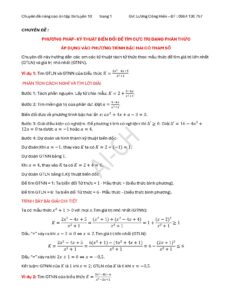 chuyen-de-toan-lop-9-phuong-phap-va-ky-thuat-bien-doi-de-tim-cuc-tri-dang-phan-thuc-ap-dung-vao-phuong-trinh-bac-hai-co-tham-so - Trang 1