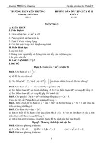 on-tap-giua-hoc-ky-2-toan-lop-9-thcs-yen-thuong-nam-2025-2026 - Trang 1